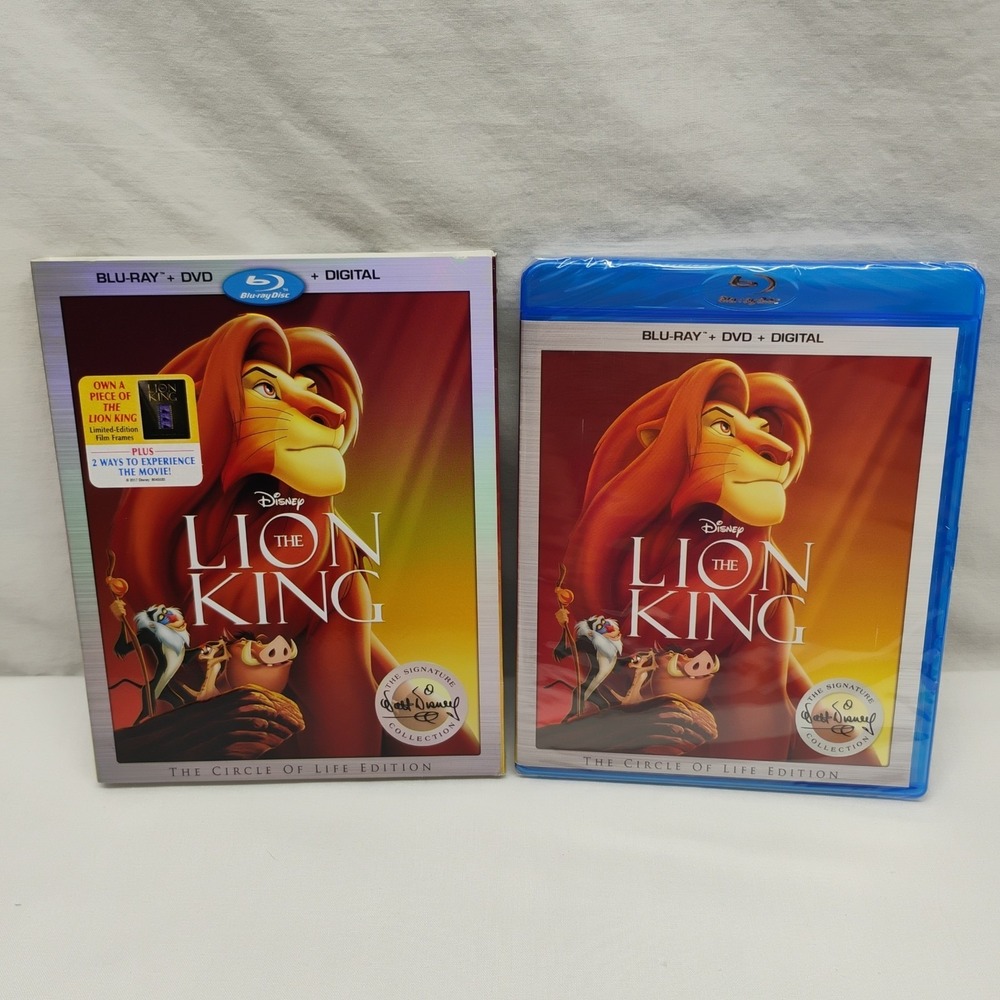 NEW The Lion King Blu-ray 1994 Signature Collection Slipcover Circle Of Life Ed